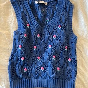 Zara Floral Vest Top
